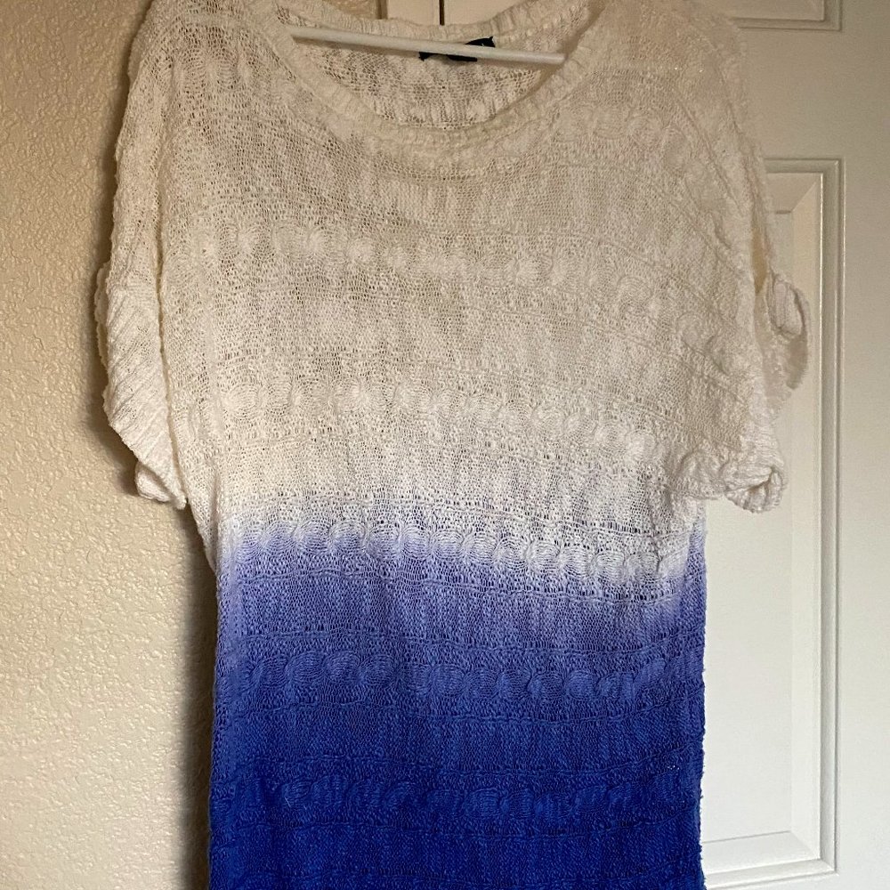 Tribal Blue Fade Med.